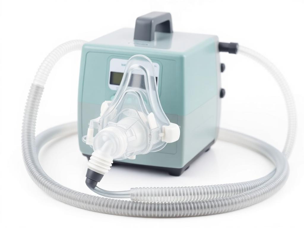 Compressor nebulizer machine with mask and tubing